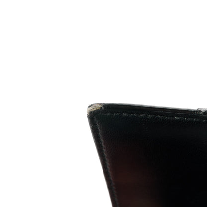 Balenciaga Shiny Calfskin Crocodile Embossed Small Hourglass Top Handle Bag Black 12 of 16