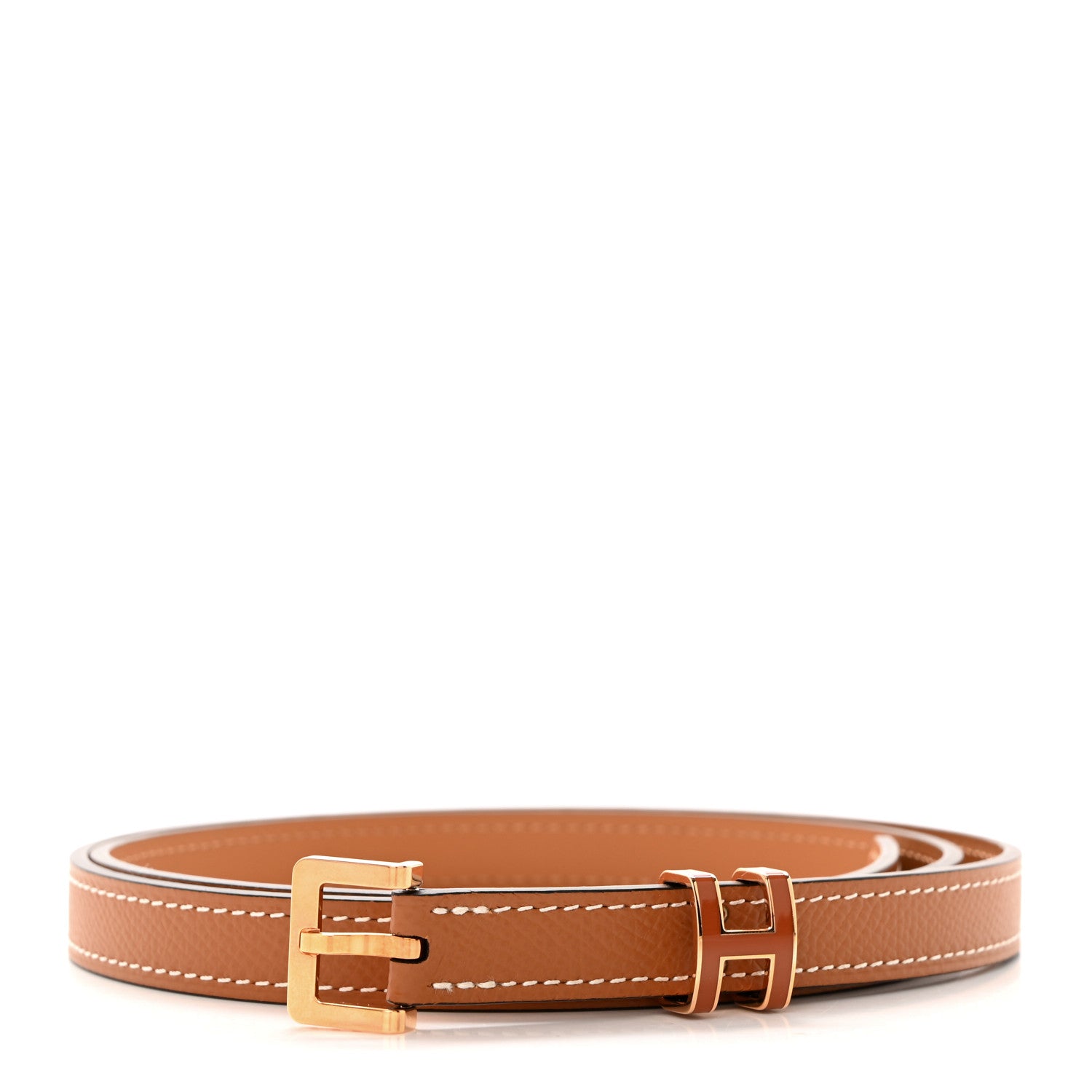 Hermes Epsom 15mm Pop H Belt 85 34 Gold 1 of 7