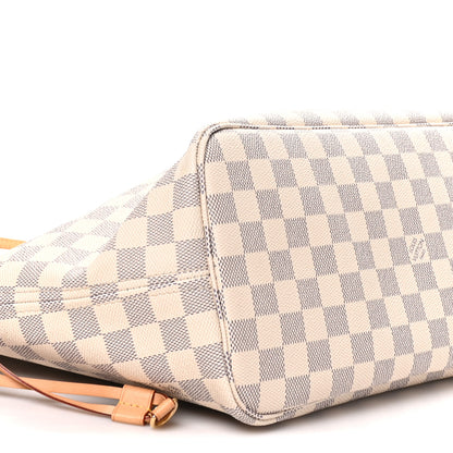 Louis Vuitton Damier Azur Neo Neverfull MM Rose Ballerine 8 of 10