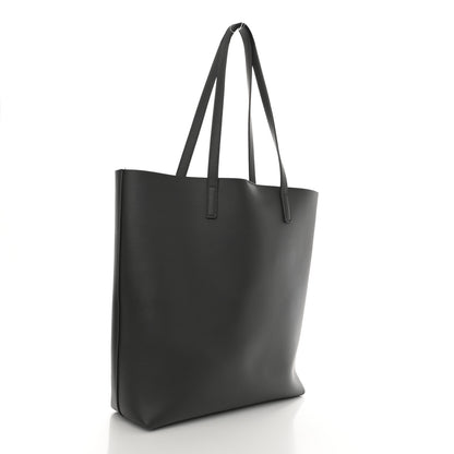 Saint Laurent Calfskin North-South Shopping Tote Storm 3 of 11
