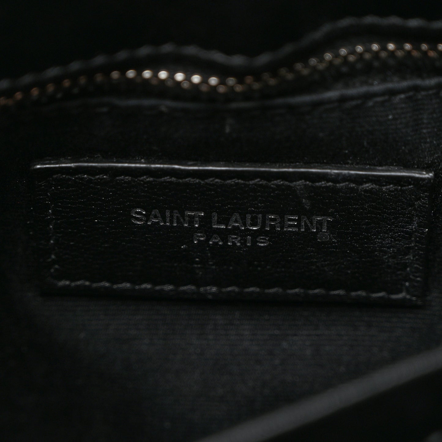Calfskin Y Quilted Monogram Toy Loulou Crossbody Bag Black