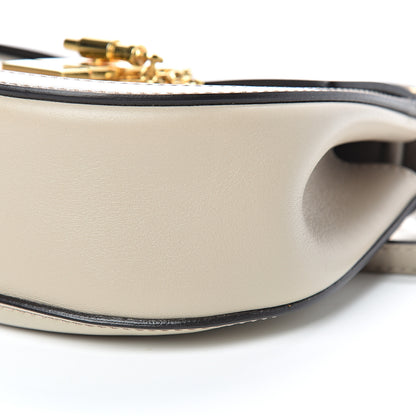 Chloe Glossy Lambskin Mini Drew Bijou Shoulder Bag Pastel Grey 9 of 10