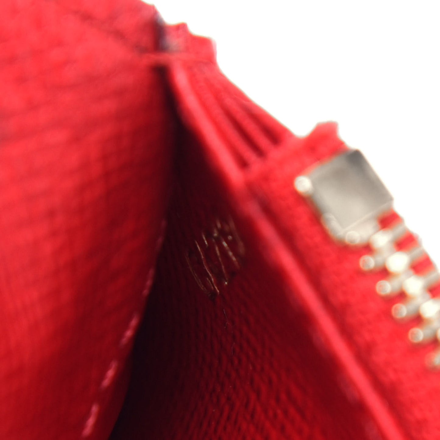Damier Ebene Insolite Wallet Red