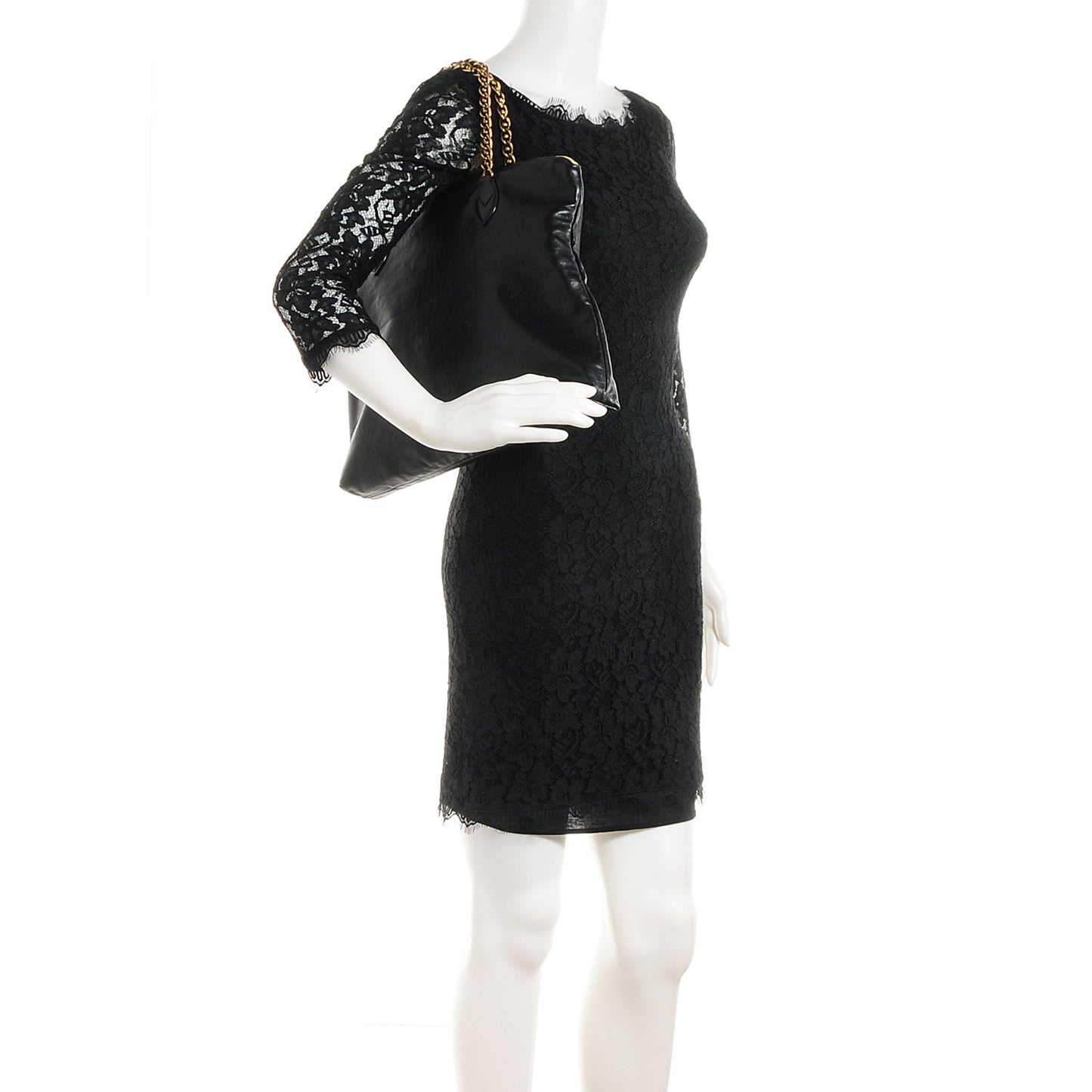 Cuir Boudoir Lockit Chain Black