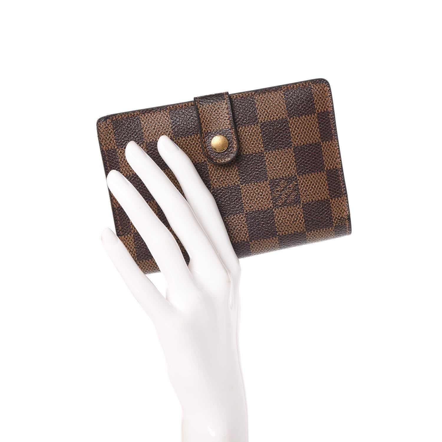 Louis Vuitton Damier Ebene French Purse Wallet 2 of 8