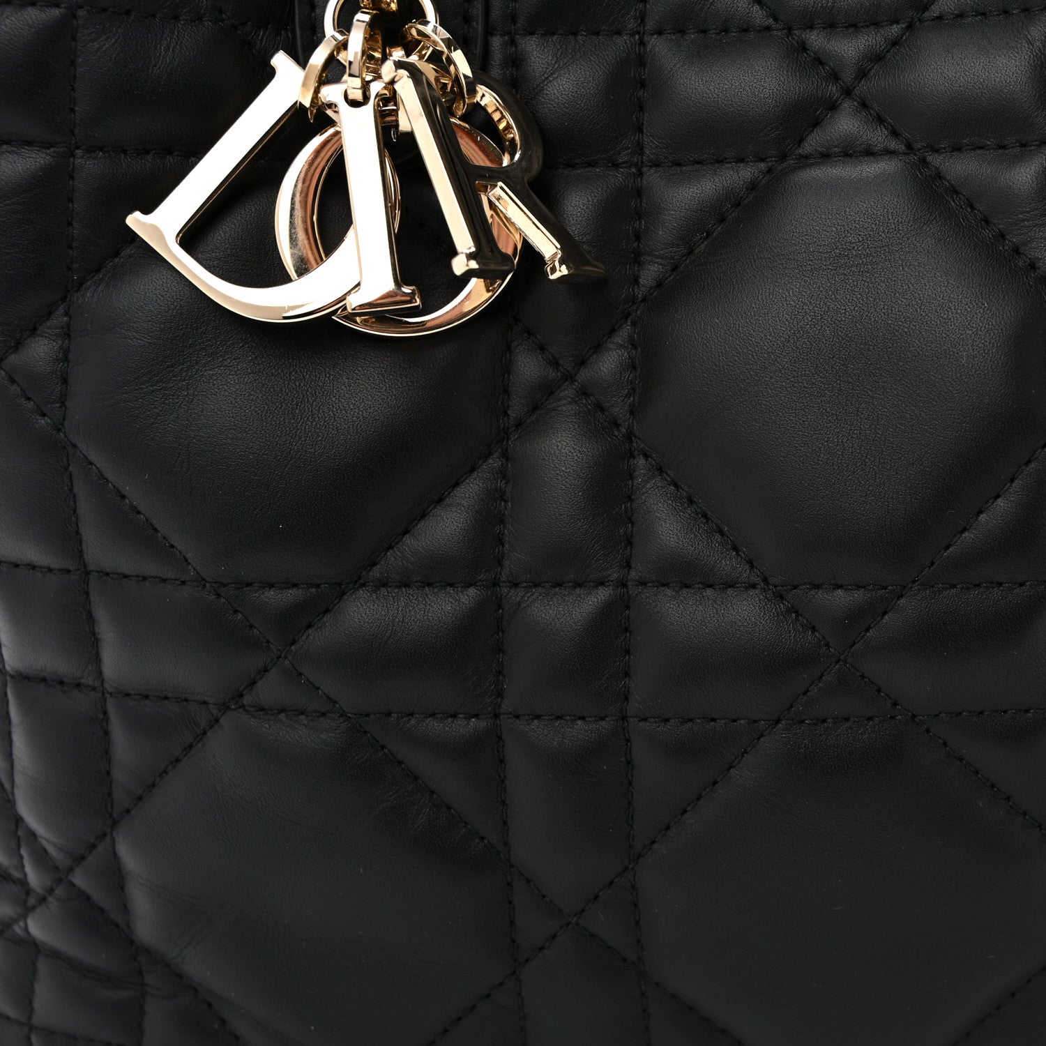 Christian Dior Calfskin Macrocannage Medium Toujours Black 10 of 10