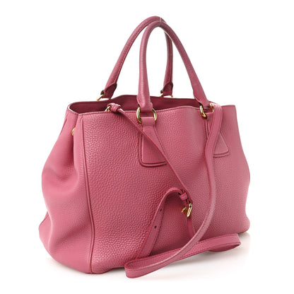 Prada Vitello Daino Tote Peonia 3 of 14