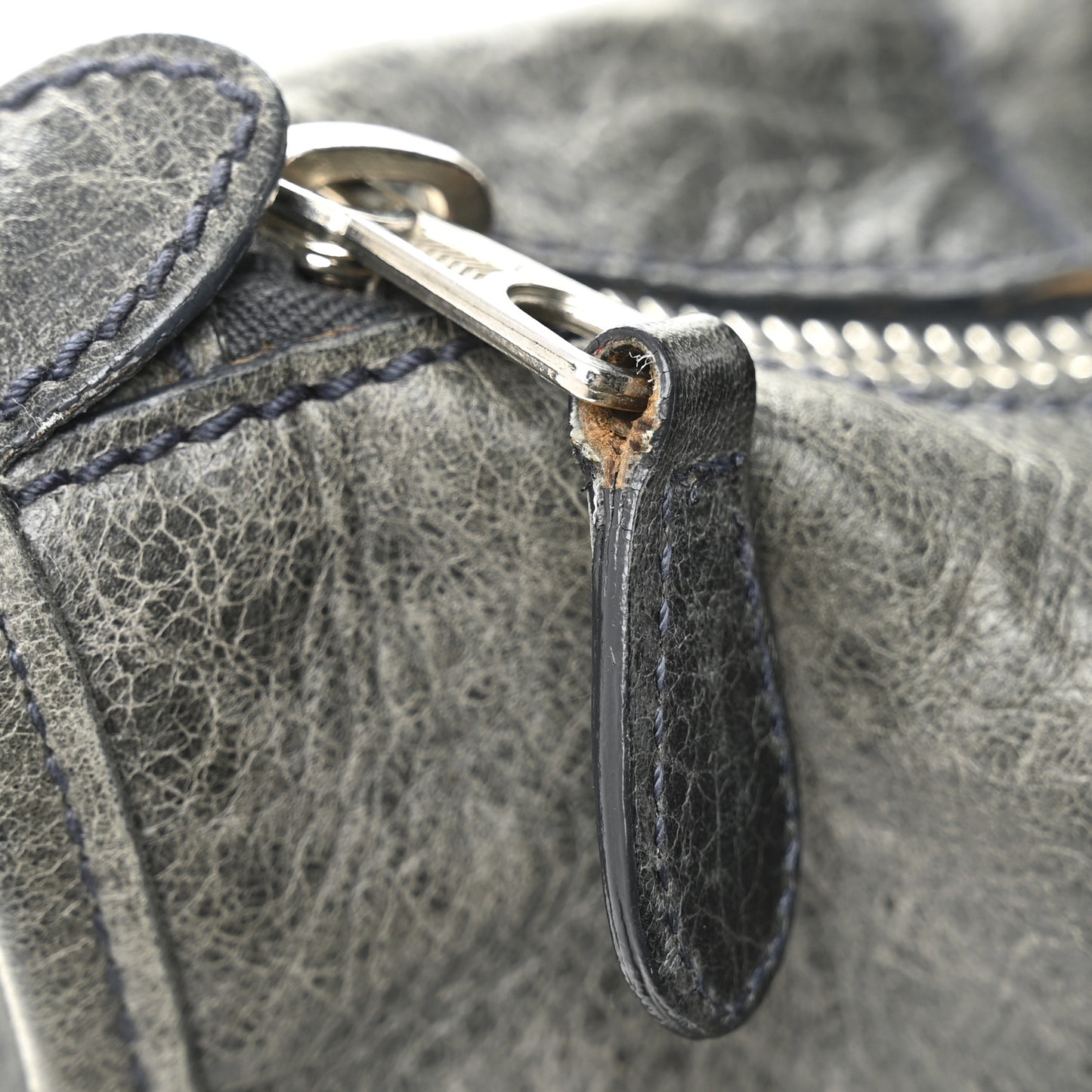 Agneau Giant 21 Silver Hardware Work Anthracite
