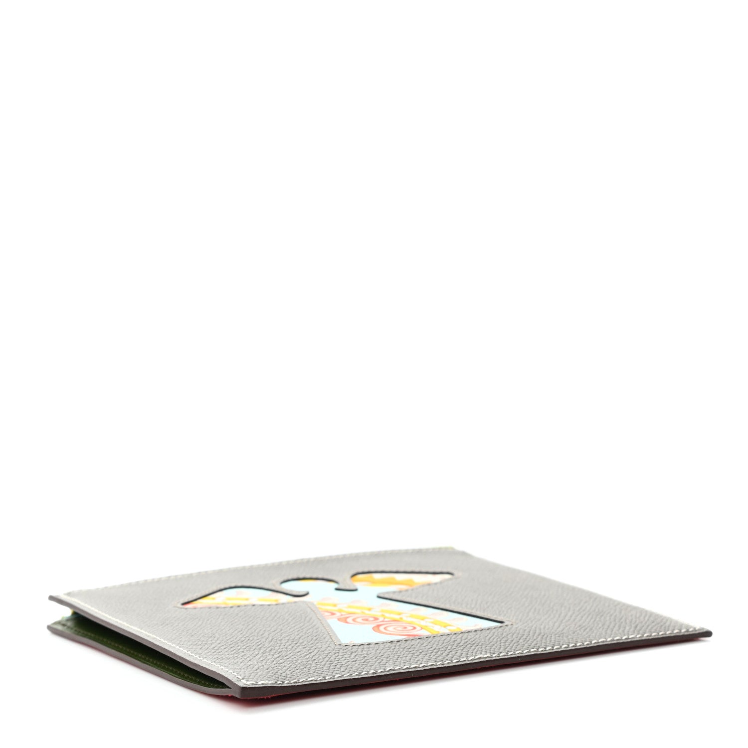 Hermes Epsom Swift Petit H Flat Case Multicolor 4 of 9
