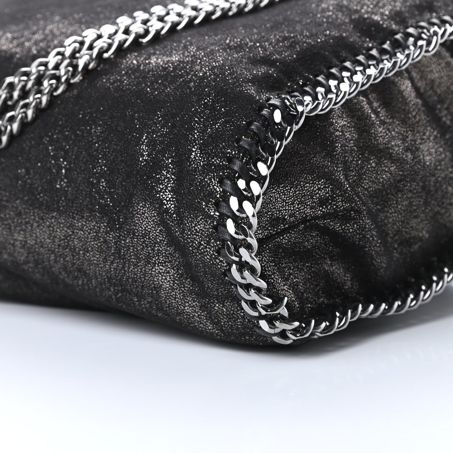 Shaggy Deer Big Falabella Tote Ruthenium