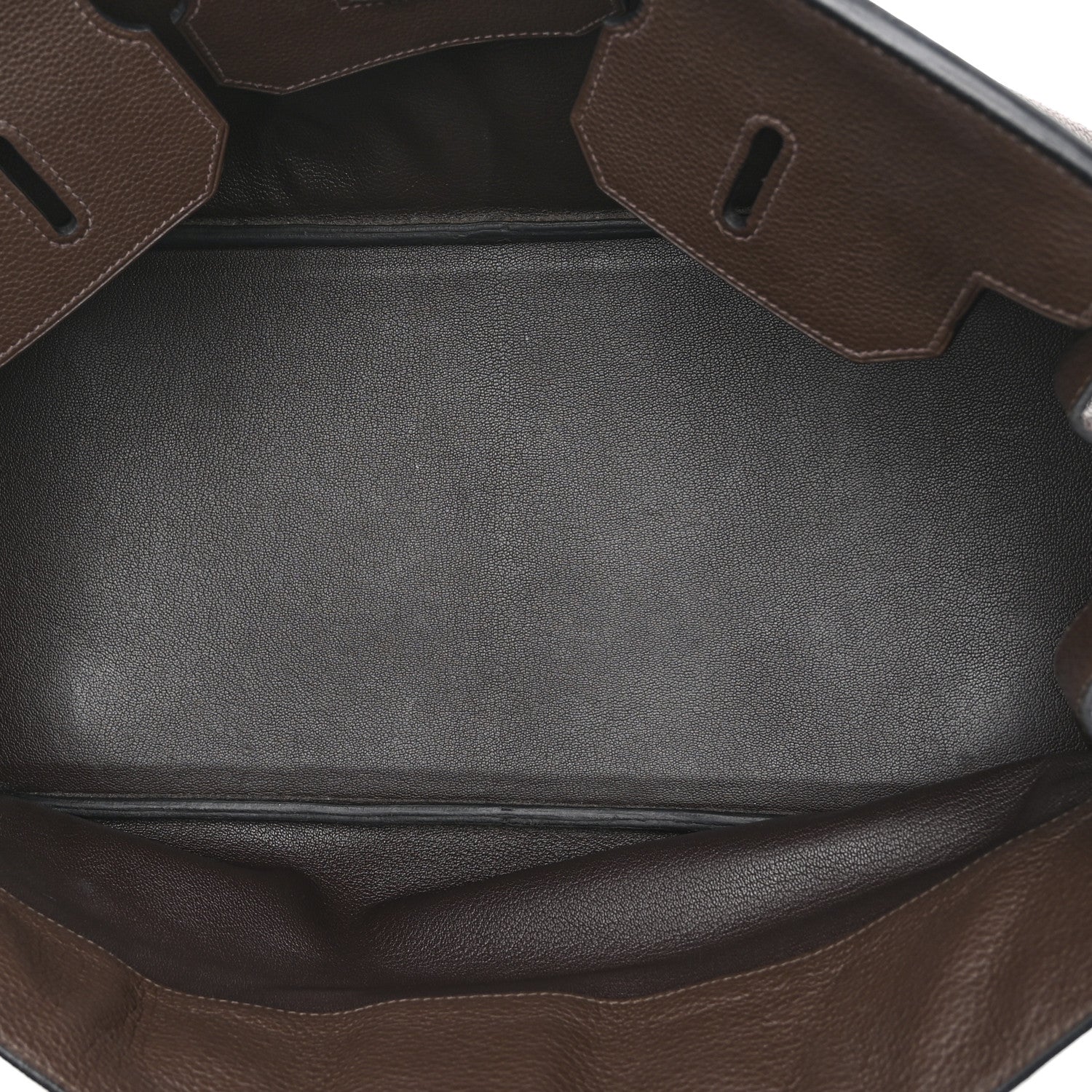 Hermes Taurillon Clemence JPG Birkin 42 Chocolate 4 of 10