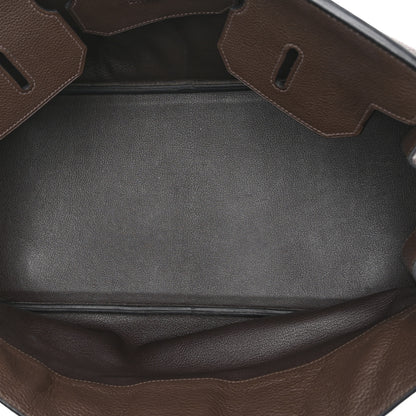 Hermes Taurillon Clemence JPG Birkin 42 Chocolate 4 of 10