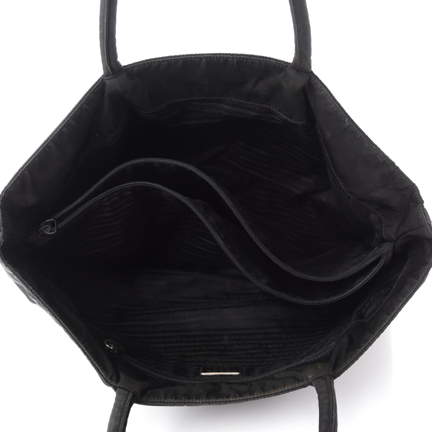 Prada Tessuto Nylon Tote Black 5 of 12