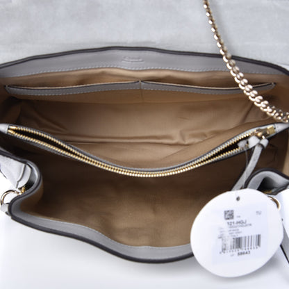 Chloe Calfskin Medium Faye Day Shoulder Bag Airy Grey 5 of 7
