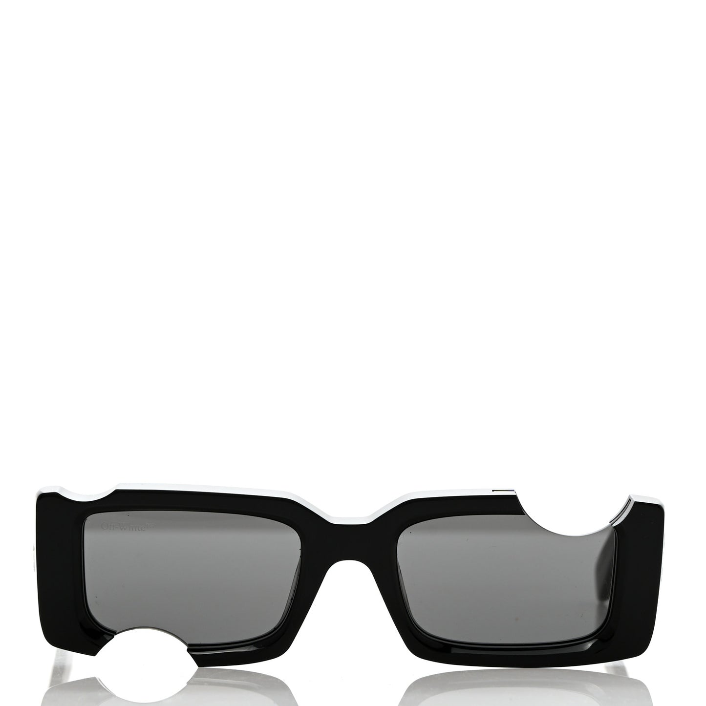Acetate Cady Cutout Sunglasses Black