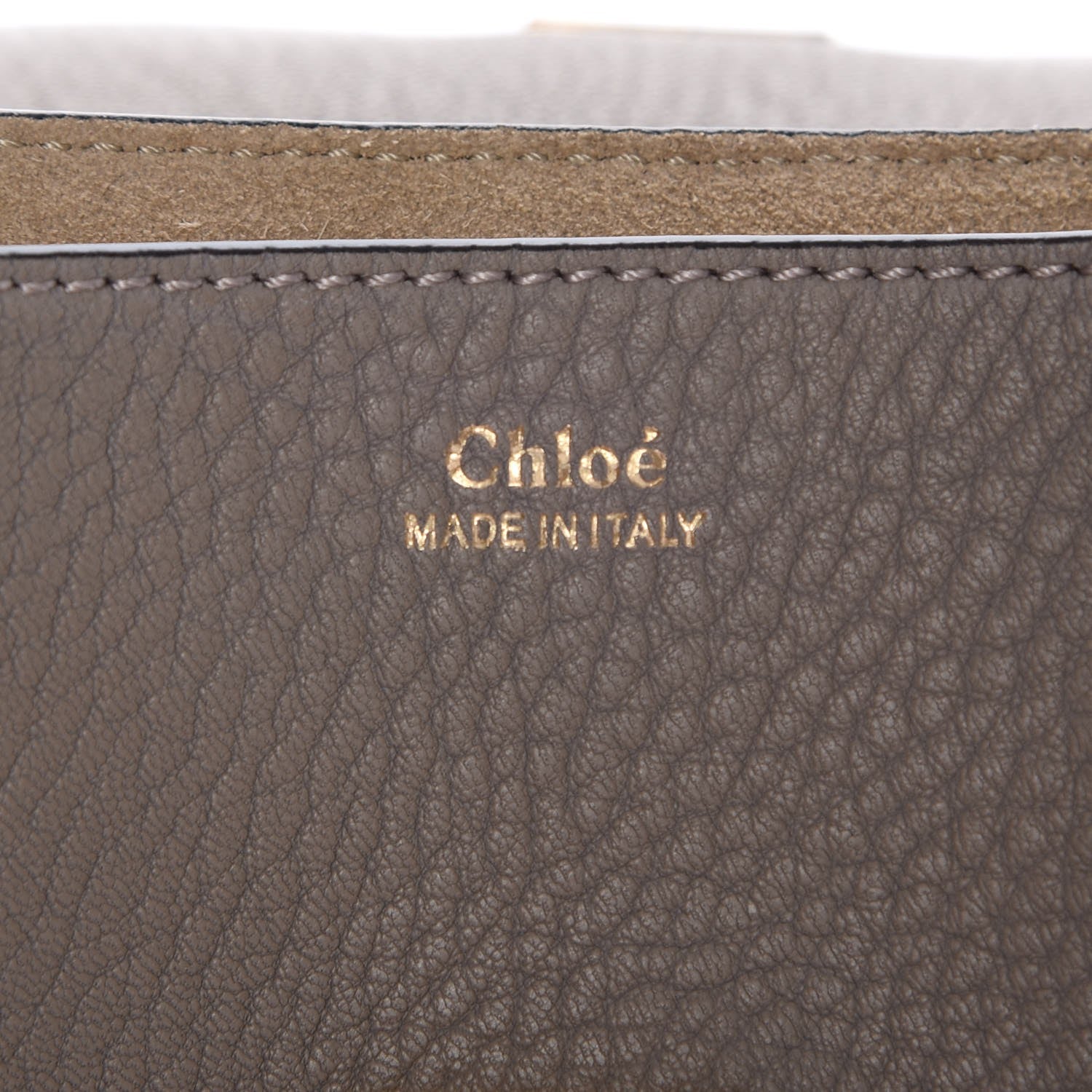 Chloe Grained Lambskin Mini Drew Shoulder Bag Motty Grey 7 of 9