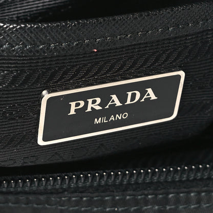 Prada Nylon New Vela Studded Messenger Bag Black 6 of 9