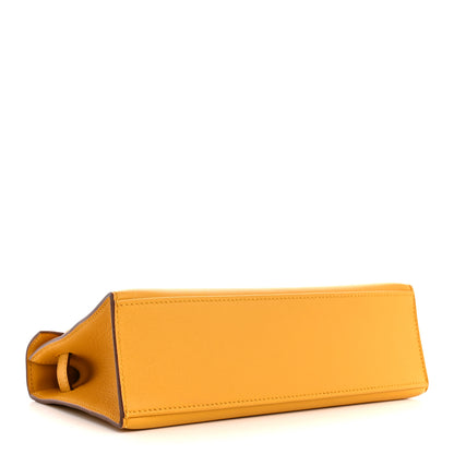 Hermes Swift Kelly Pochette Clutch Jaune Ambre 4 of 11
