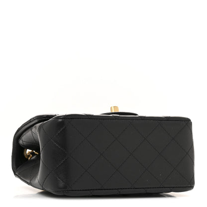 Chanel Lambskin Quilted Mini Pearl Crush Flap Black 7 of 25