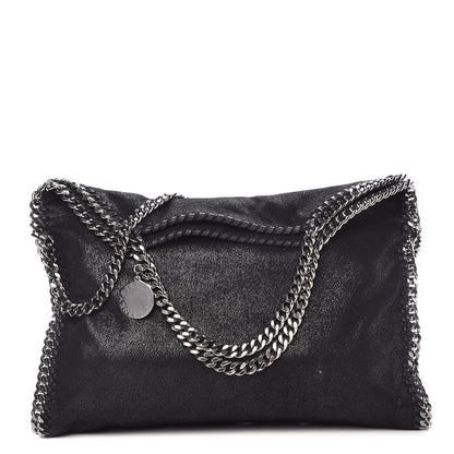 Stella McCartney Shaggy Deer Falabella Fold Over Tote Black 1 of 8