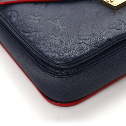 Louis Vuitton Empreinte Pochette Metis Marine Rouge 8 of 10