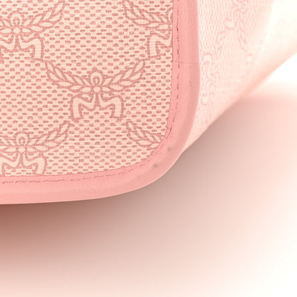 MCM Lauretos Nappa MIni Himmel Shopper Tote Pink Silver Pink 11 of 13