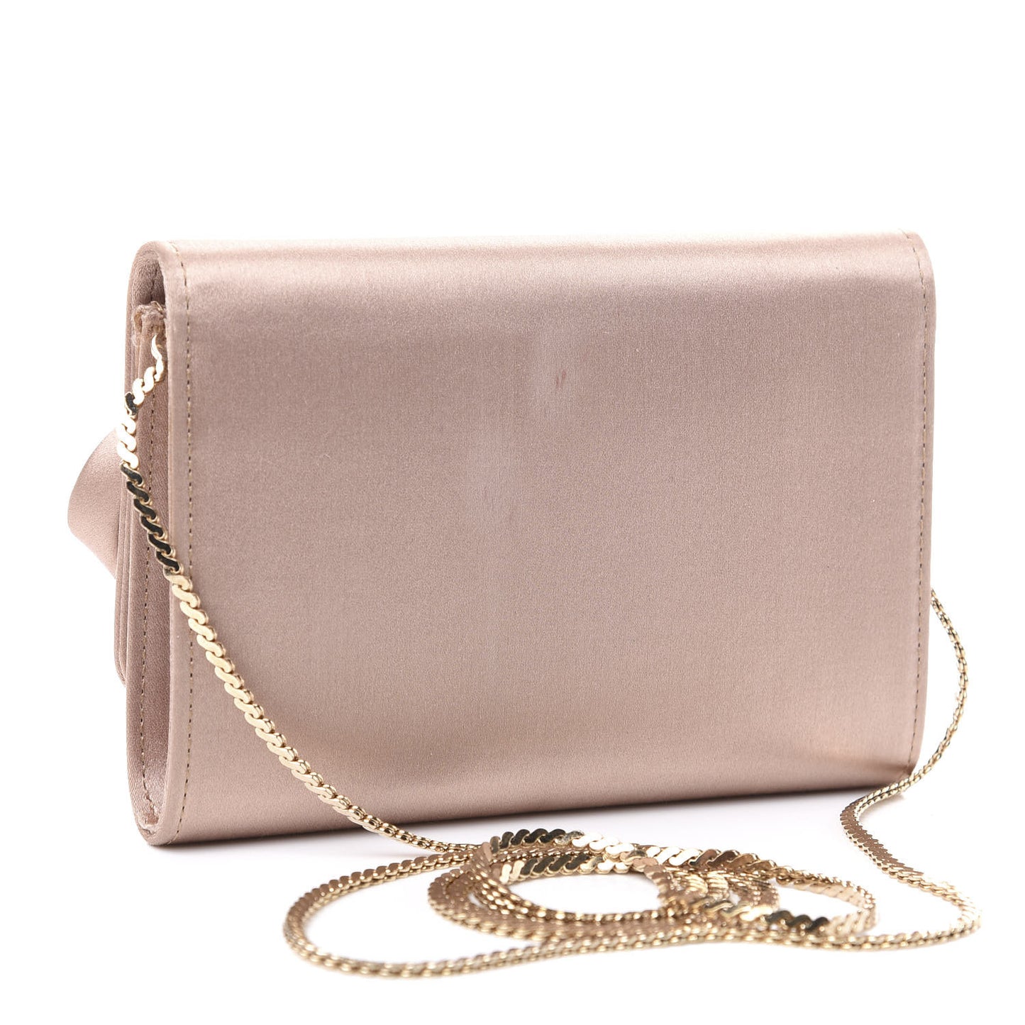 Satin Bow Crossbody Poudre