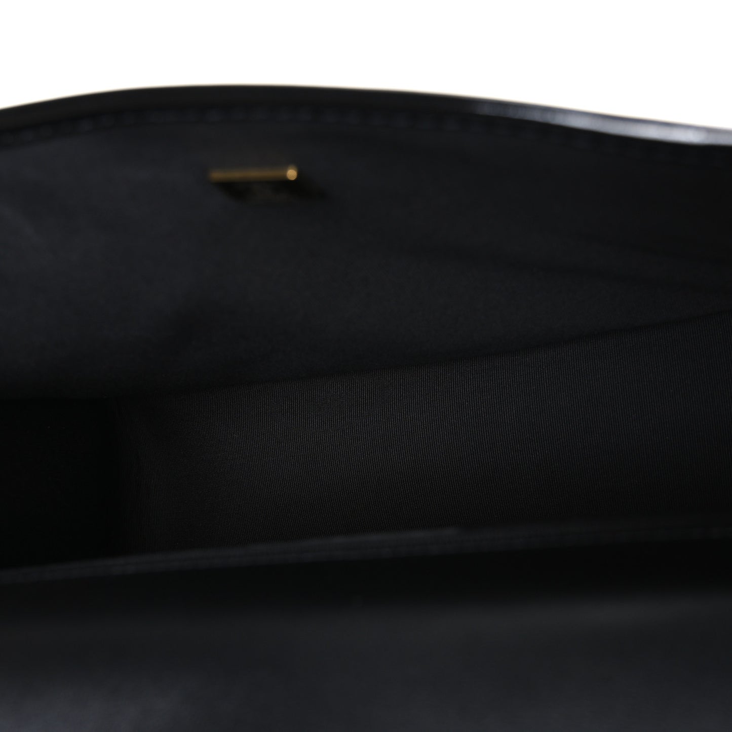 Patent Quilted Large School Memory Top Handle Flap Black Black