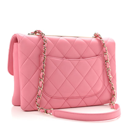 Chanel Lambskin Quilted Medium Trendy CC Flap Pink 3 of 10