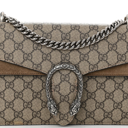 Gucci GG Supreme Monogram Small Dionysus Shoulder Bag Taupe 8 of 12