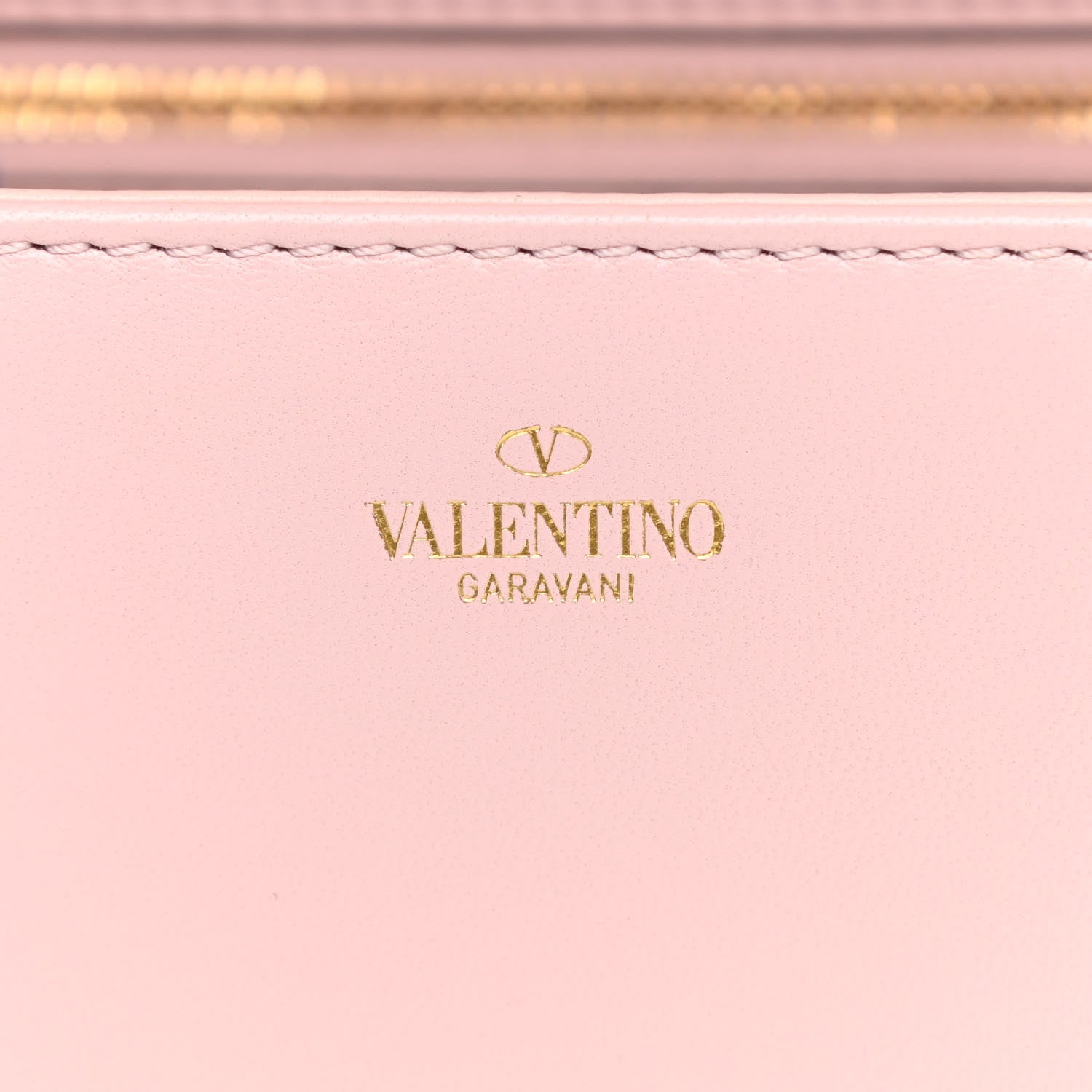 Valentino Garavani Calfskin Embroidered Stud Sign Shoulder Bag Rose Quartz Multicolor 6 of 12