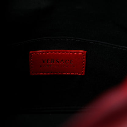 Versace Nappa Quilted Medusa Bucket Bag Red 6 of 9