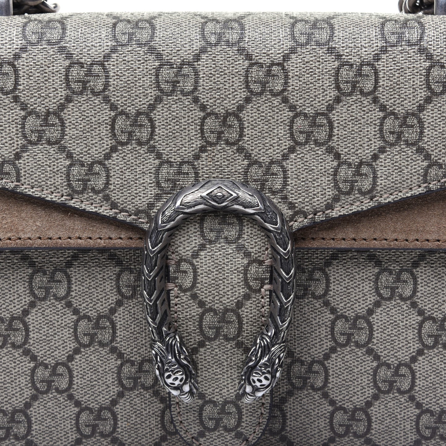 GG Supreme Monogram Mini Dionysus Shoulder Bag Taupe