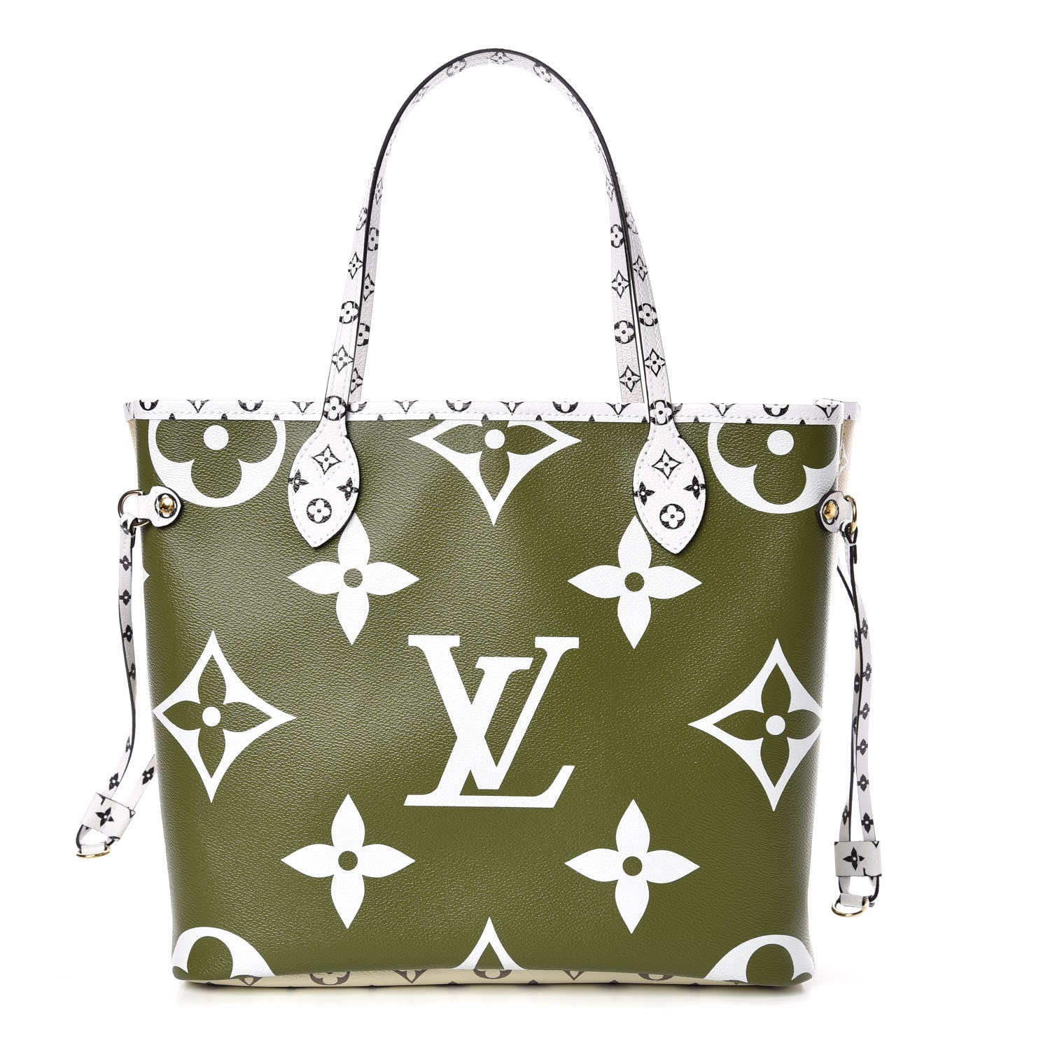 Louis Vuitton Monogram Giant Neverfull MM Kaki 3 of 12