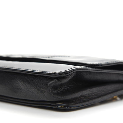 Chanel Patent Timeless CC Wallet On Chain WOC Black 10 of 11