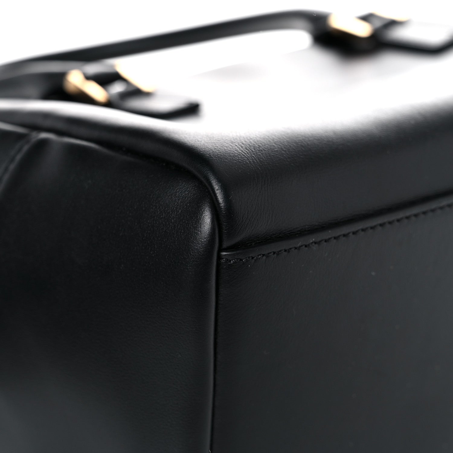Versace Saffiano Virtus Small Bowling Bag Black 6 of 18