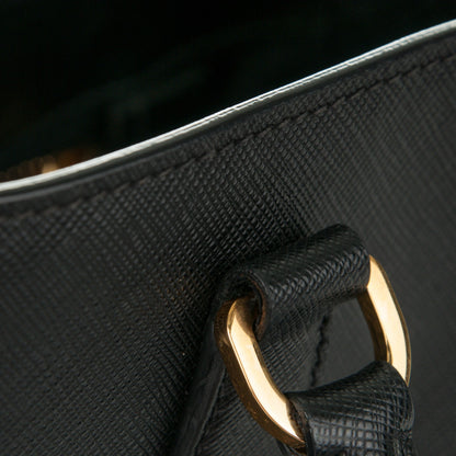Prada Saffiano Lux Large Tote Nero Black 9 of 10