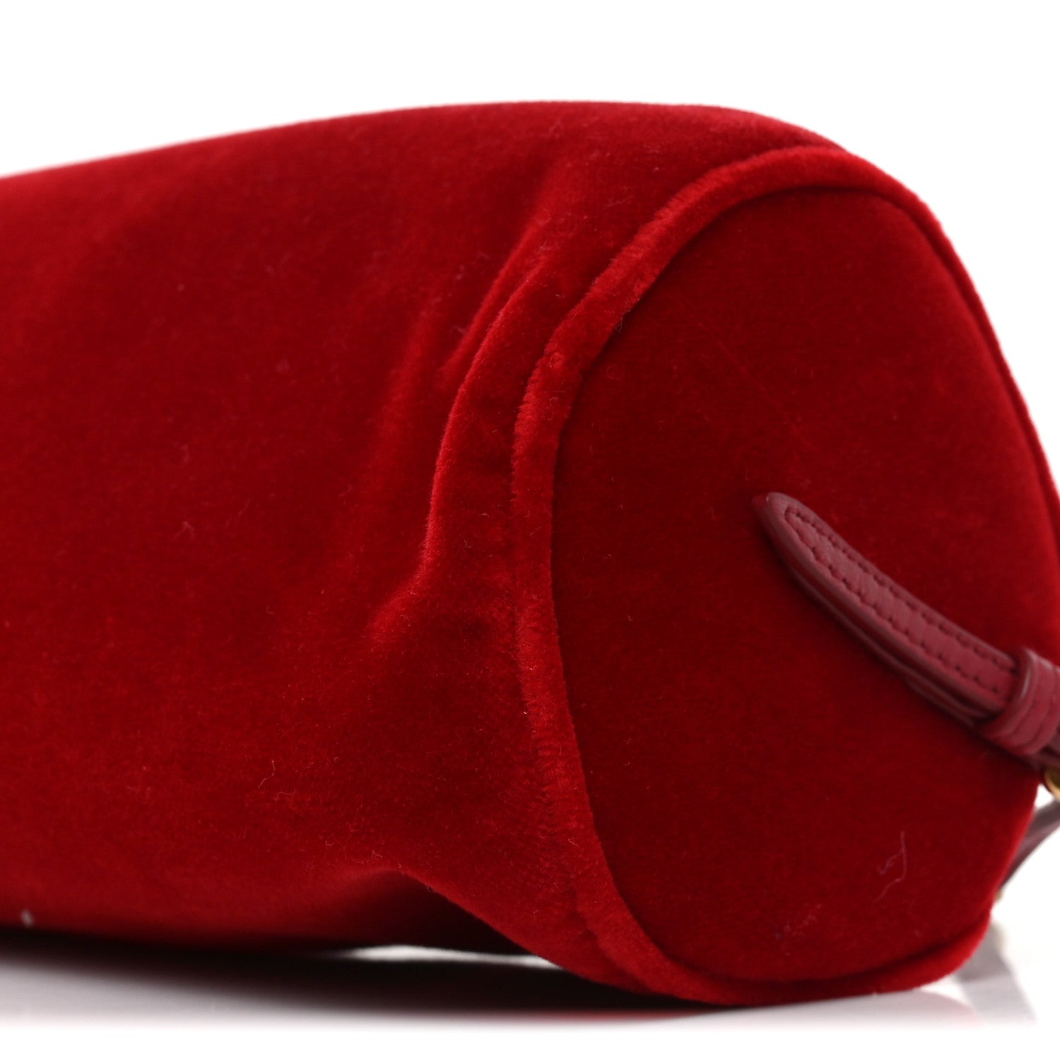 Miu Miu Velluto Mini Pouch Rosso 1892631 – FASHIONPHILE