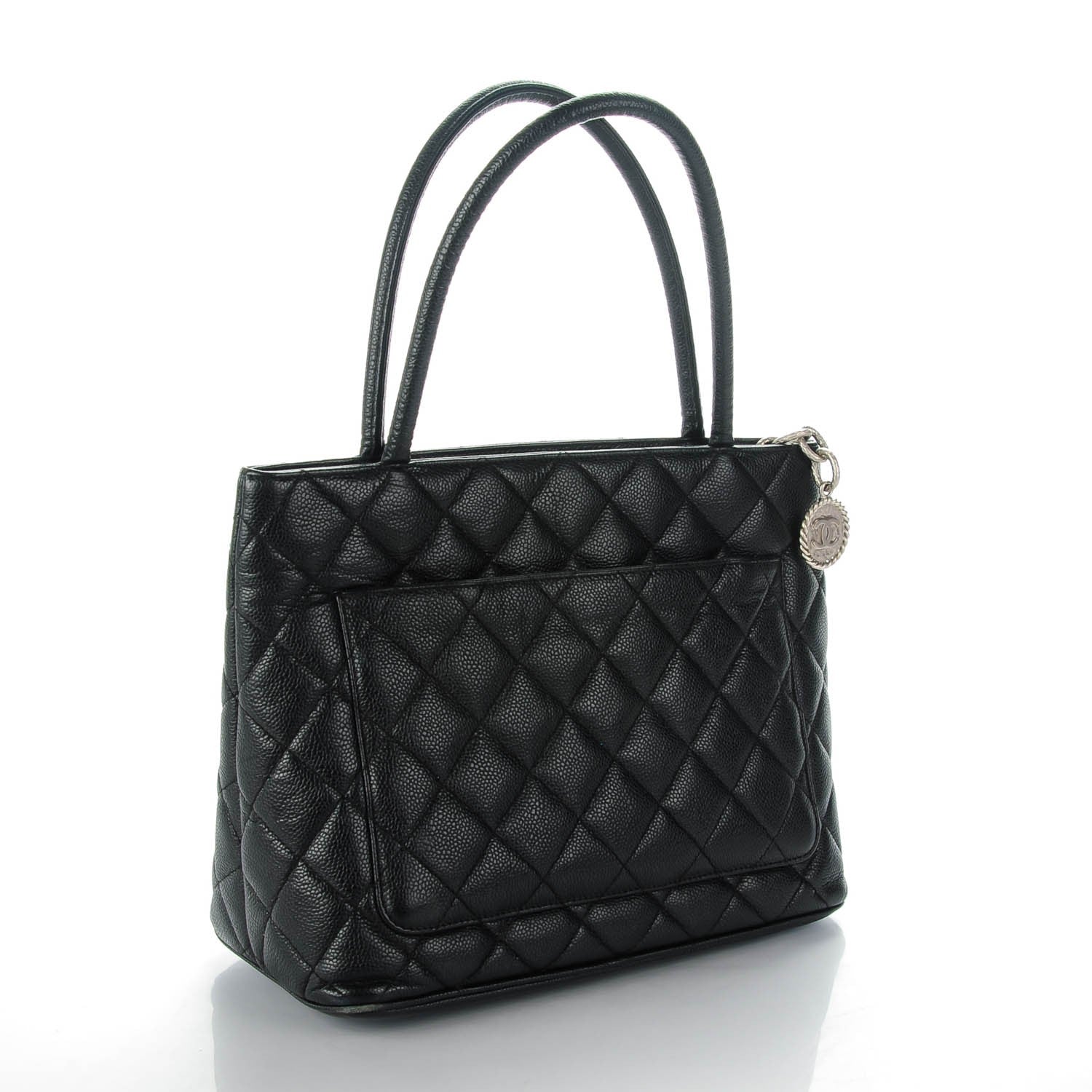 Chanel Caviar Quilted Medallion Tote Black 3 of 7