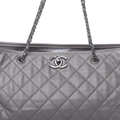 Chanel Metallic Caviar Large Be Caviar Tote Silver 11 of 15