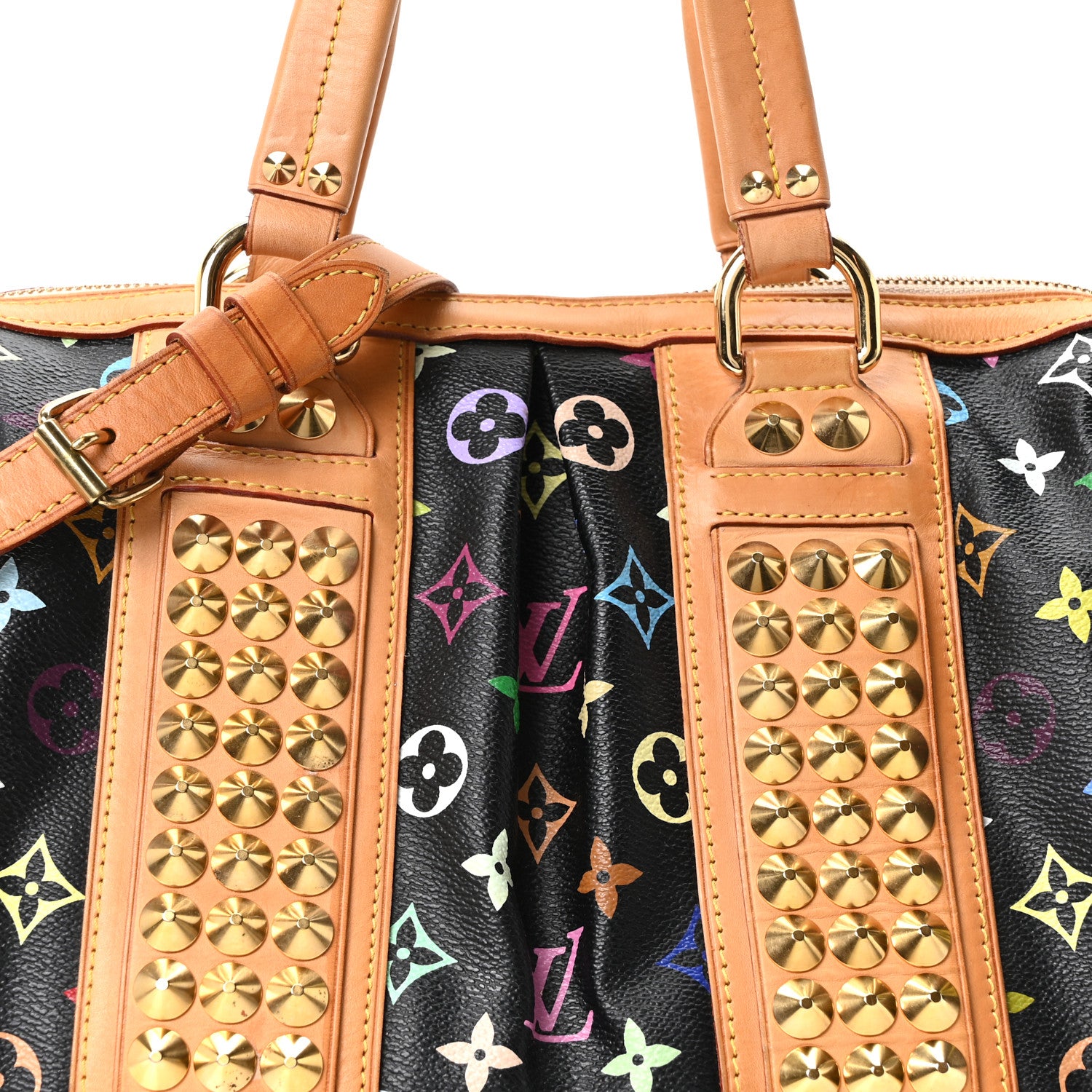 Louis Vuitton Monogram Multicolor Courtney MM Black 1878630