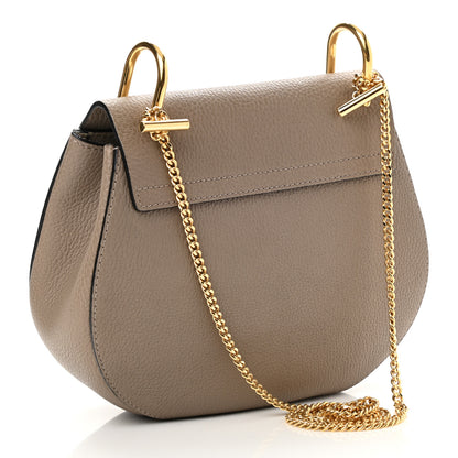 Chloe Grained Lambskin Drew Shoulder Bag Motty Grey 2 of 8