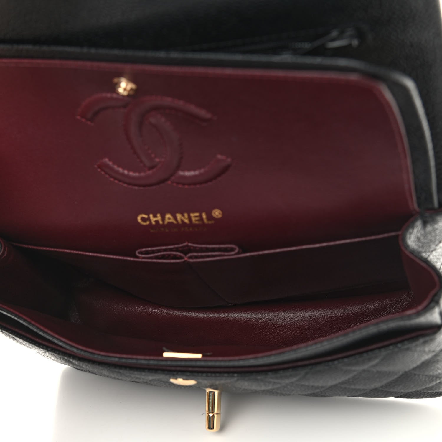 Chanel Caviar Quilted Small Double Flap Black 5 of 9