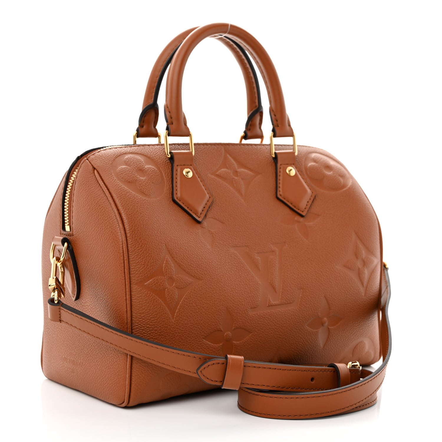 Louis Vuitton Empreinte Monogram Giant Speedy Bandouliere 25 Cognac 3 of 9