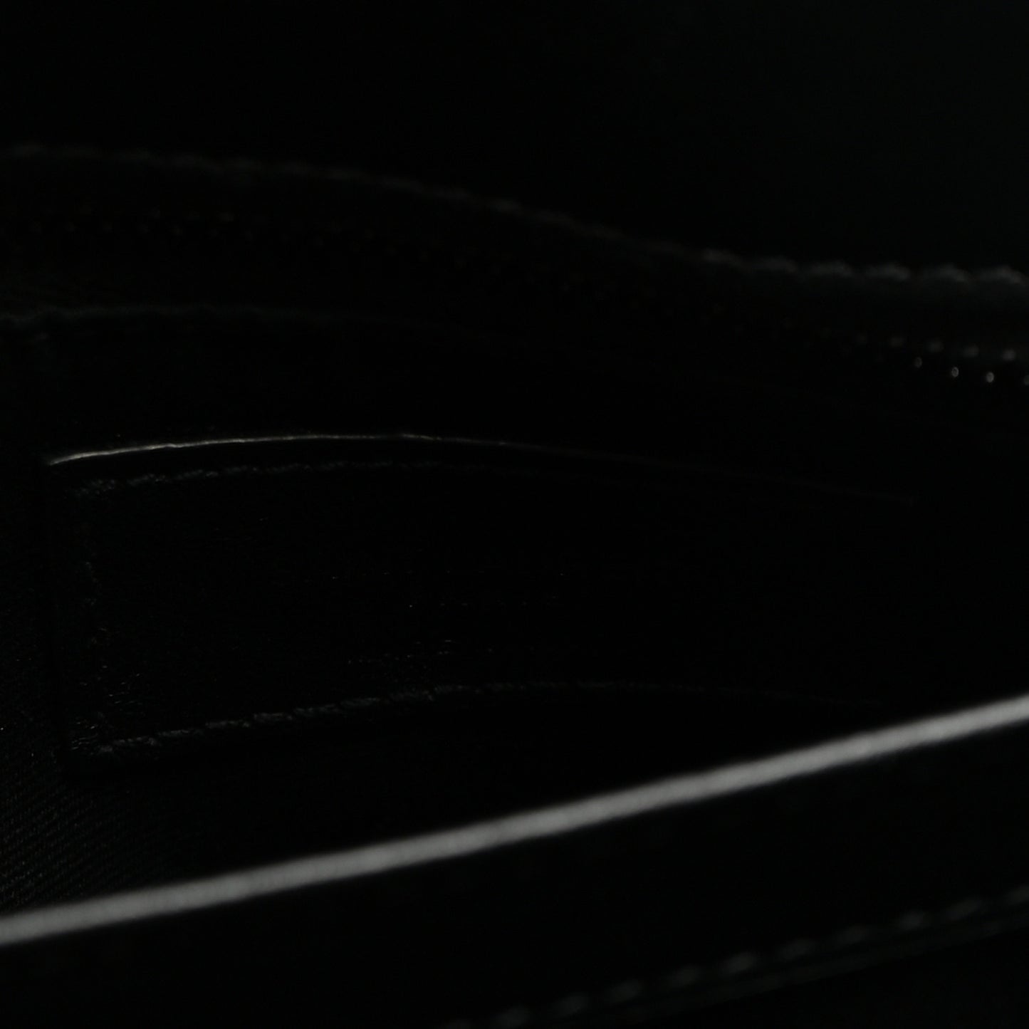 Calfskin Y Quilted Monogram Monochrome Toy Loulou Crossbody Bag Black