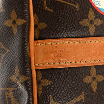 Louis Vuitton Monogram World Tour Speedy Bandouliere 30 7 of 17
