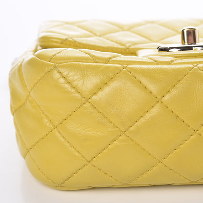 Chanel Lambskin Quilted Mini Square Flap Yellow 5 of 9