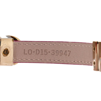 Bulgari Calfskin Double Coiled Bracelet Pink 5 of 6
