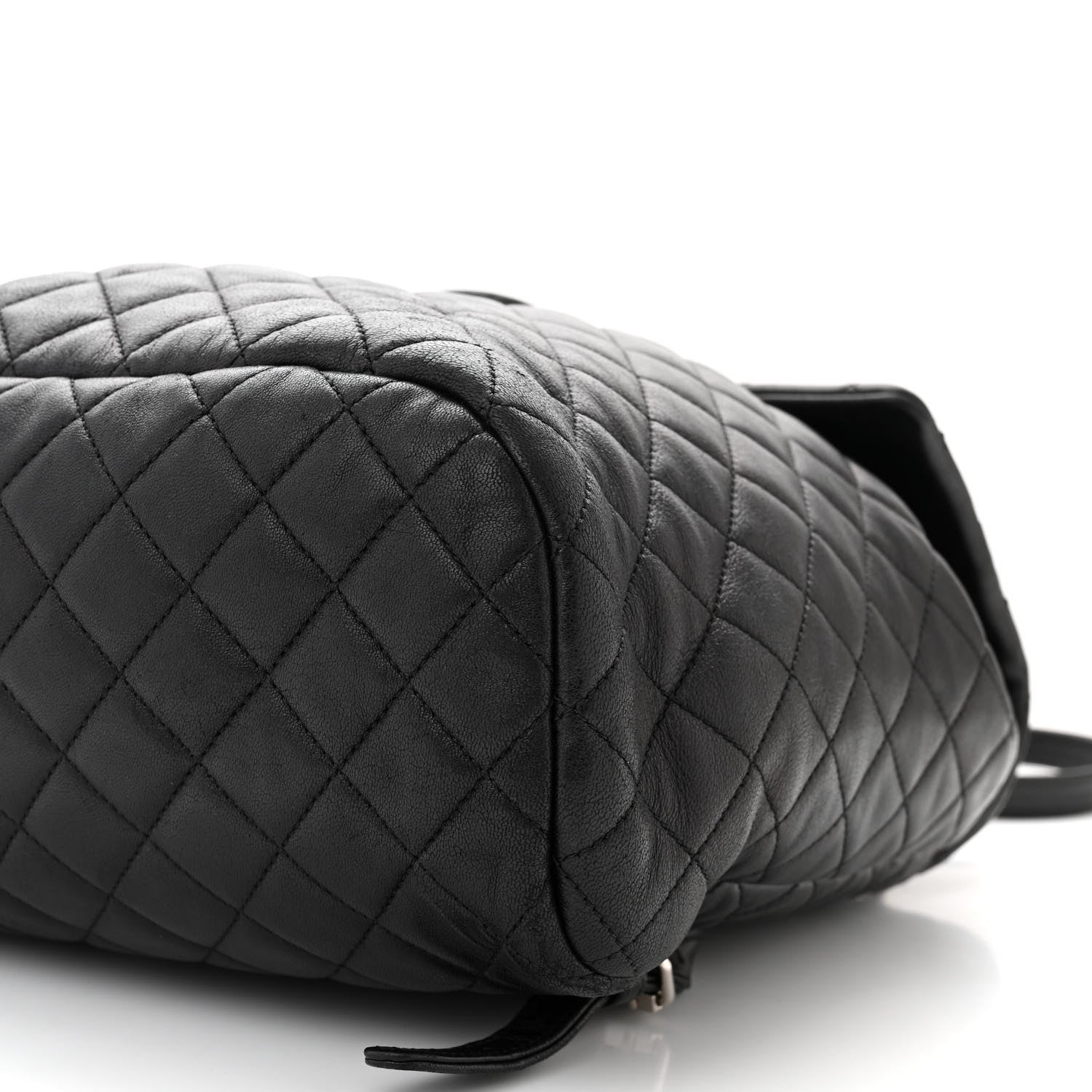 Chanel Calfskin Quilted Large Urban Spirit Backpack Black 10 of 11
