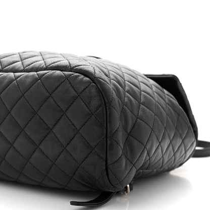 Chanel Calfskin Quilted Large Urban Spirit Backpack Black 10 of 11